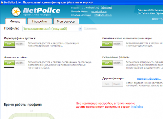 Come disabilitare netpolice?