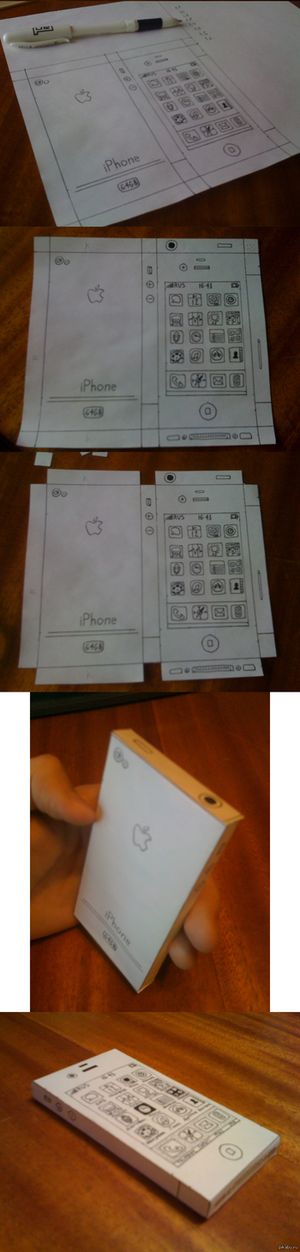 Come fare l'iPhone di carta?